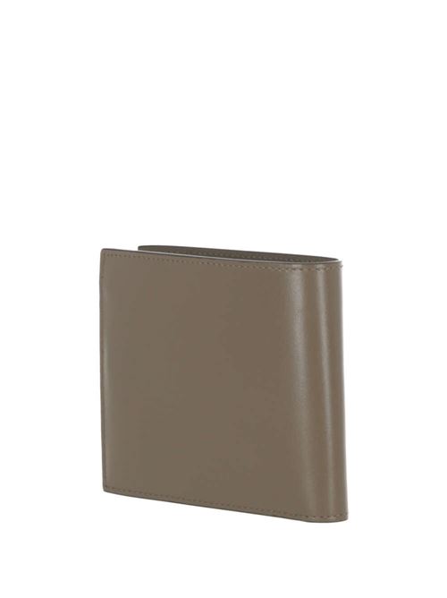 Taupe brown calf leather wallet Mont Blanc | 198309X